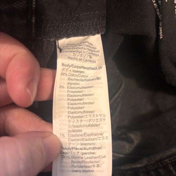 Madewell Black Straight Leg Jeans - Picture 7 of 7